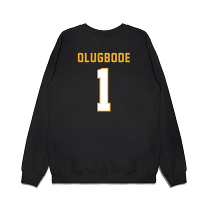 Missouri - NCAA Football : Donovan Olugbode - Vintage Helmet Premium Crewneck Sweatshirt-1