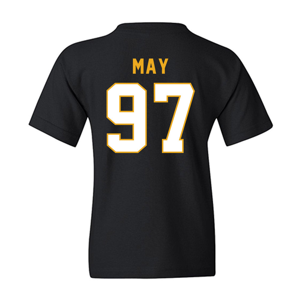 Missouri - NCAA Football : CJ May - Vintage Helmet Youth T-Shirt-1