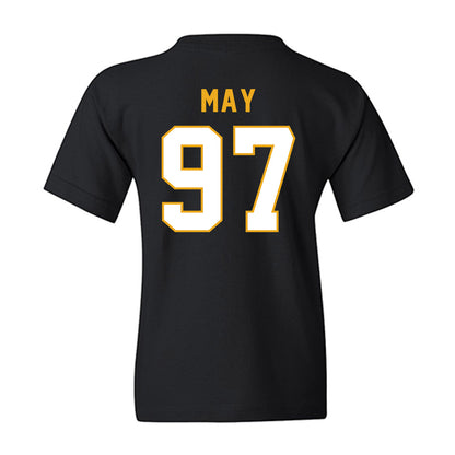 Missouri - NCAA Football : CJ May - Vintage Helmet Youth T-Shirt-1