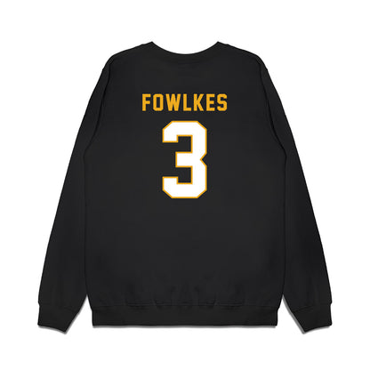 Missouri - NCAA Football : DaMarion Fowlkes - Vintage Helmet Premium Crewneck Sweatshirt-1
