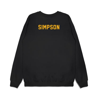 Missouri - NCAA Football : Donta Simpson - Vintage Helmet Premium Crewneck Sweatshirt-1