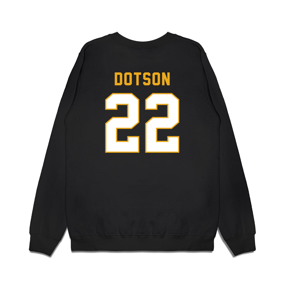 Missouri - NCAA Football : Elijah Dotson - Vintage Helmet Premium Crewneck Sweatshirt-1