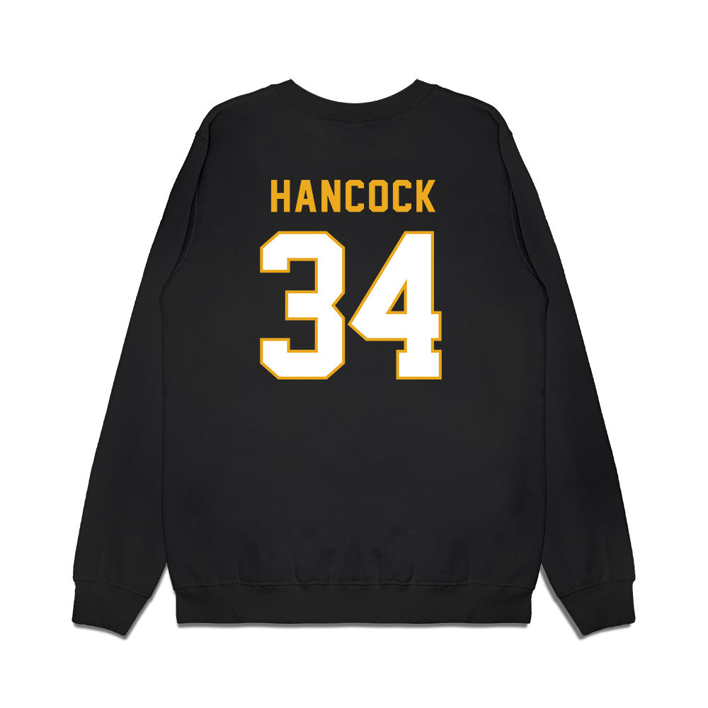 Missouri - NCAA Football : Jackson Hancock - Vintage Helmet Premium Crewneck Sweatshirt-1