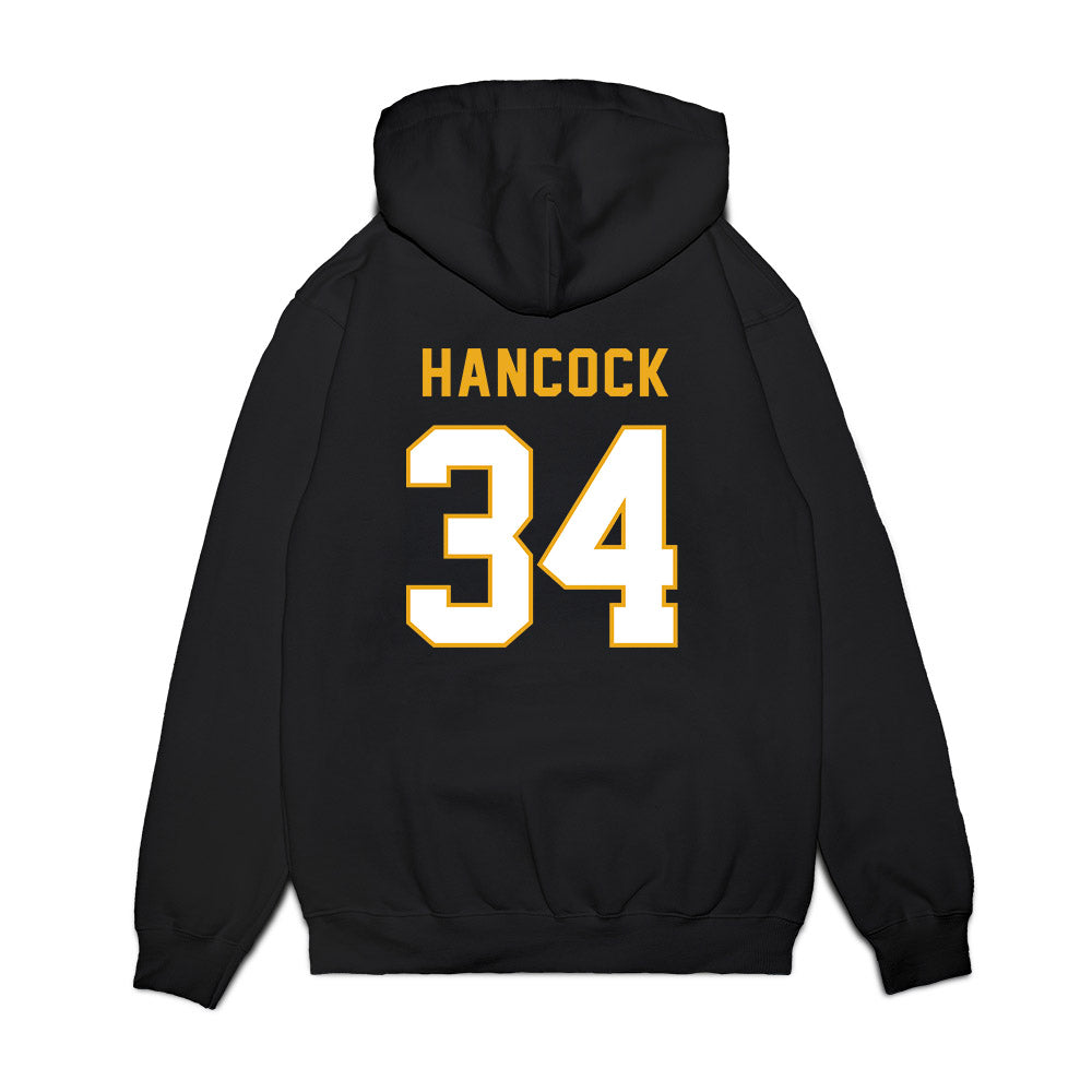 Missouri - NCAA Football : Jackson Hancock - Vintage Helmet Premium Hooded Sweatshirt-1