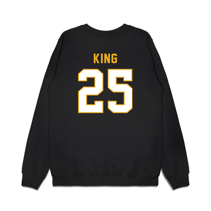Missouri - NCAA Football : Jason King - Vintage Helmet Premium Crewneck Sweatshirt-1
