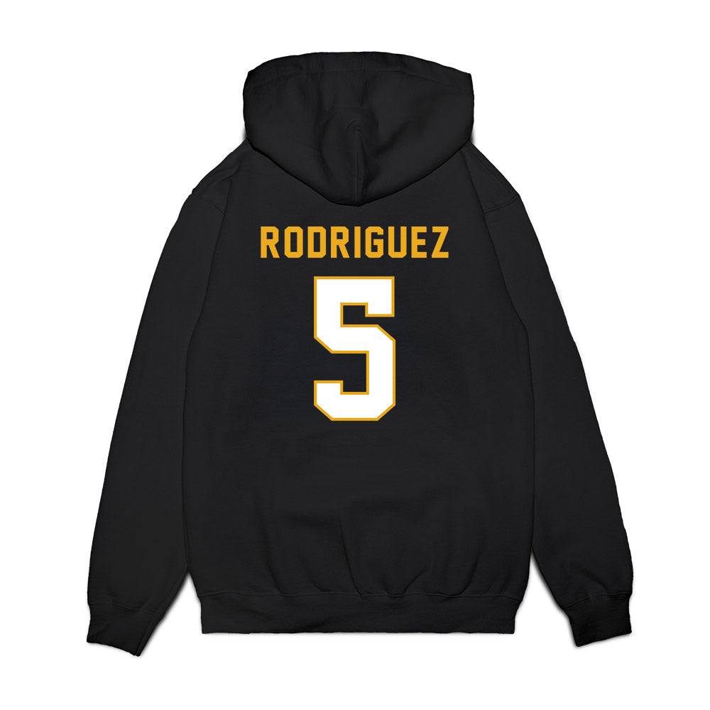 Missouri - NCAA Football : Nicholas Rodriguez - Vintage Helmet Premium Hooded Sweatshirt-1