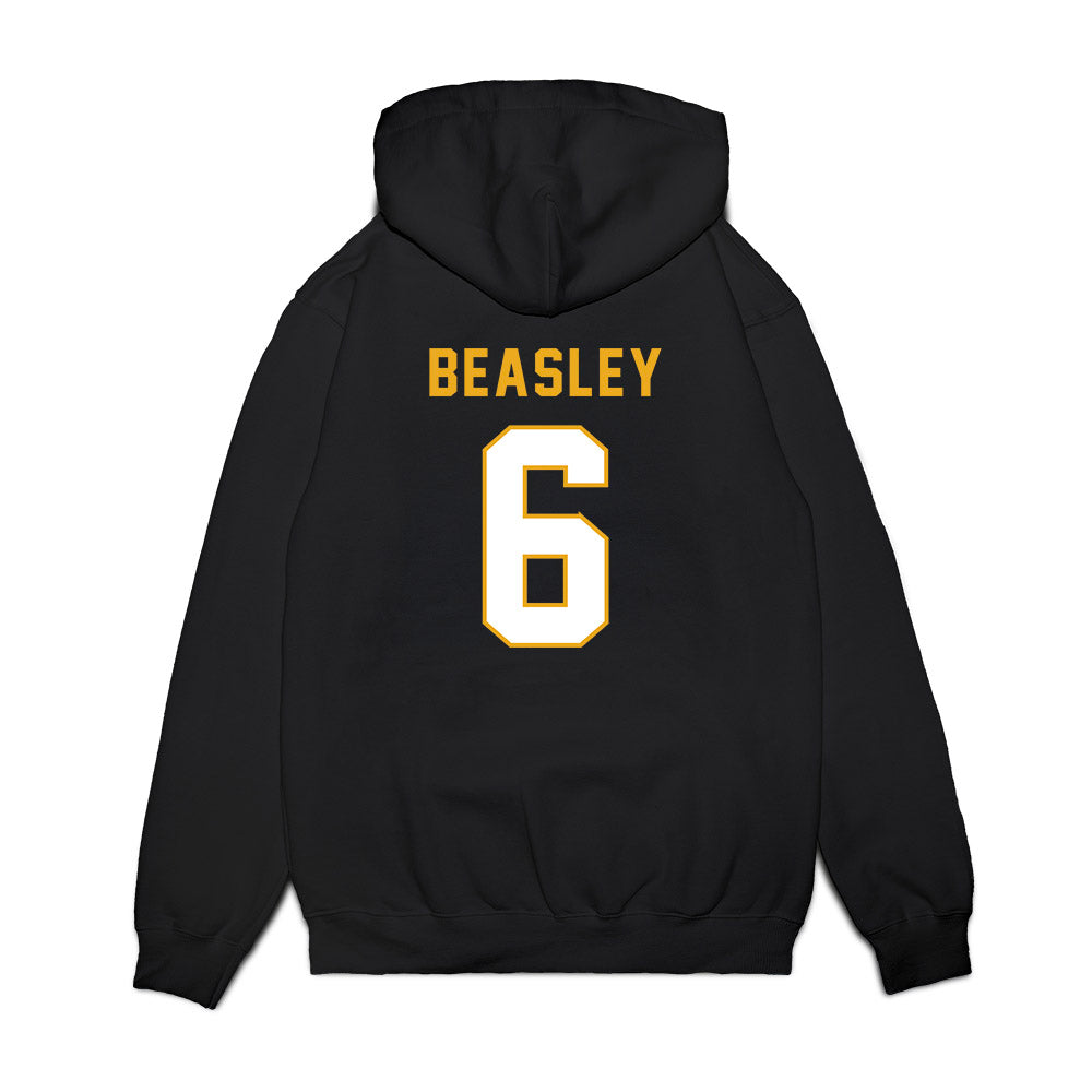 Missouri - NCAA Football : Jeremiah Beasley - Vintage Helmet Premium Hooded Sweatshirt-1