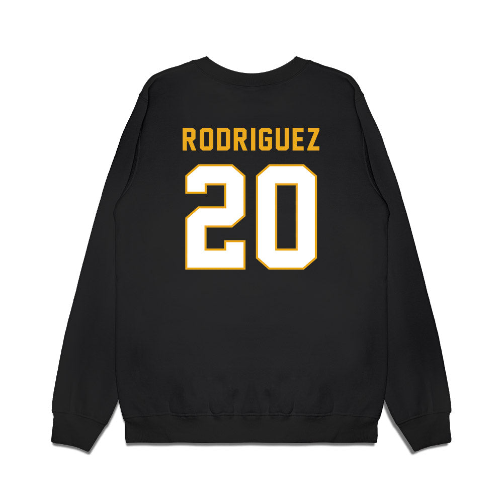 Missouri - NCAA Football : Nicholas Rodriguez - Vintage Helmet Premium Crewneck Sweatshirt-1