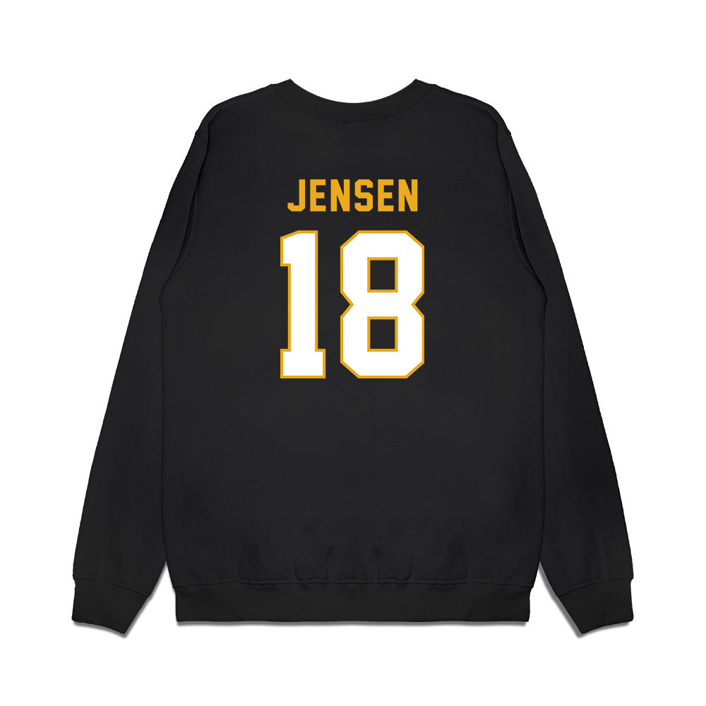 Missouri - NCAA Football : Isaac Jensen - Vintage Helmet Premium Crewneck Sweatshirt-1