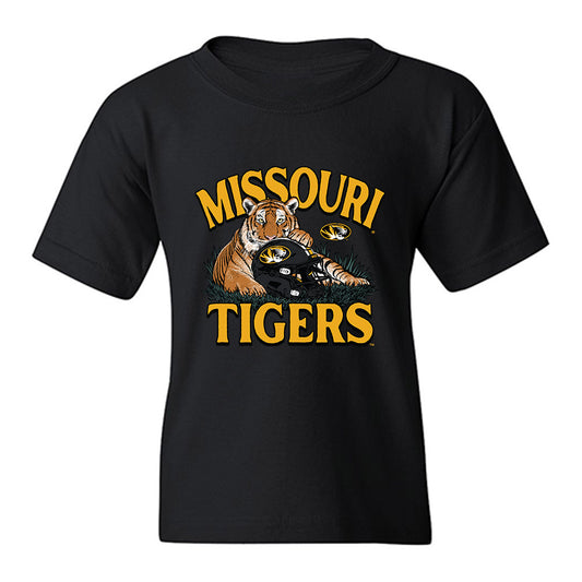 Missouri - NCAA Football : JaDon Blair - Vintage Helmet Youth T-Shirt-0