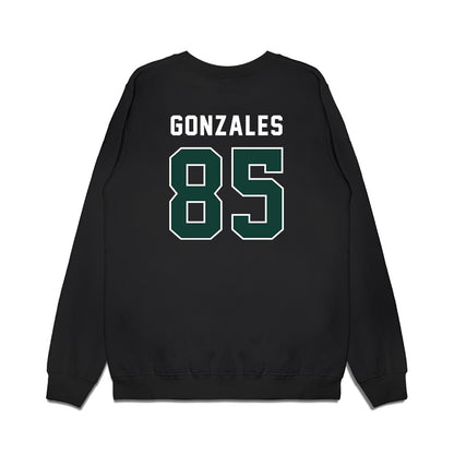 Michigan State - NCAA Football : Stephen Gonzales - Vintage Helmet Premium Crewneck Sweatshirt-1