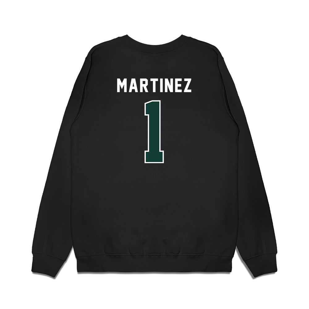 Michigan State - NCAA Football : Nikai Martinez - Vintage Helmet Premium Crewneck Sweatshirt-1