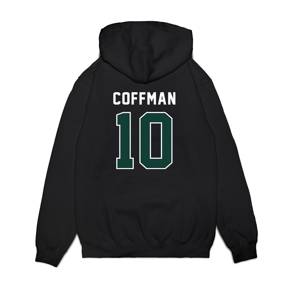 Michigan State - NCAA Football : Kayd Coffman - Vintage Helmet Premium Hooded Sweatshirt-1
