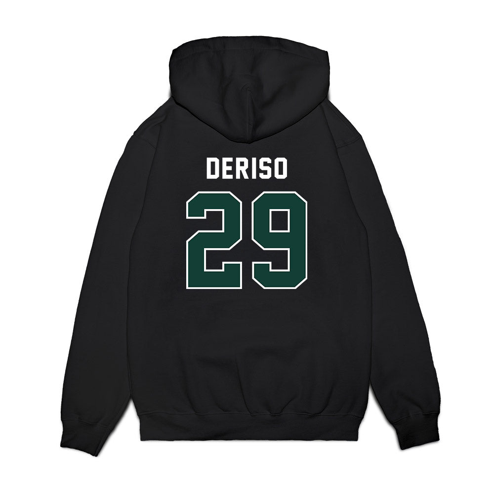 Michigan State - NCAA Football : KJ Deriso - Vintage Helmet Premium Hooded Sweatshirt-1