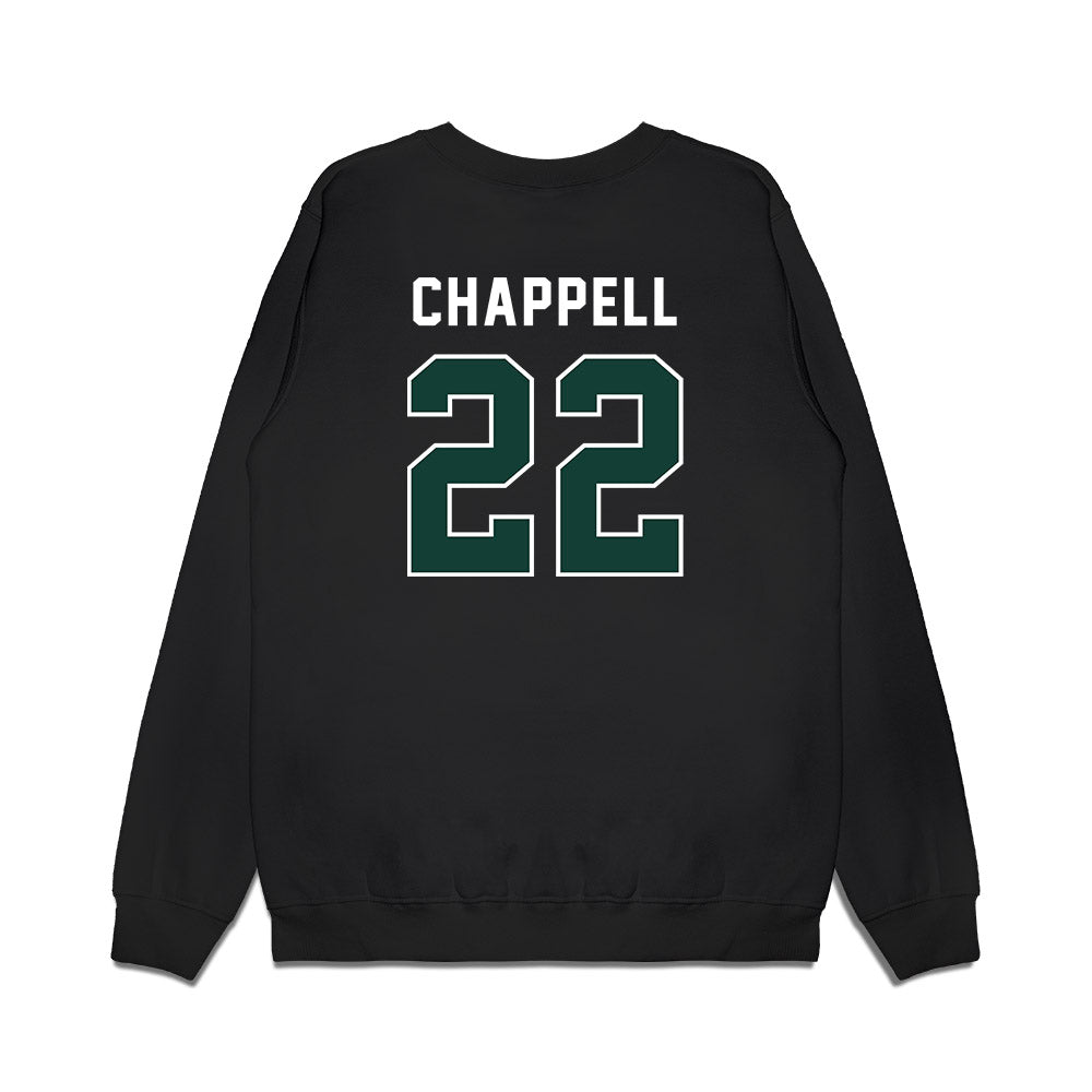Michigan State - NCAA Football : Tyran Chappell - Vintage Helmet Premium Crewneck Sweatshirt-1