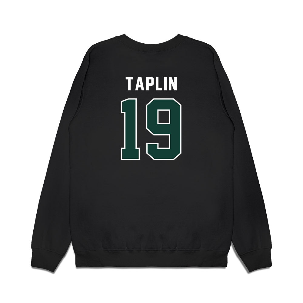 Michigan State - NCAA Football : Charles Taplin - Vintage Helmet Premium Crewneck Sweatshirt-1