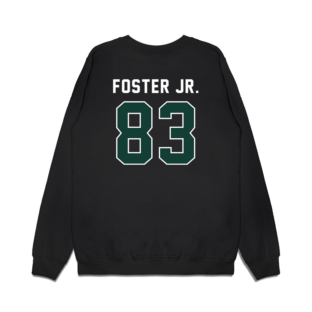 Michigan State - NCAA Football : Montorie Foster Jr. - Vintage Helmet Premium Crewneck Sweatshirt-1
