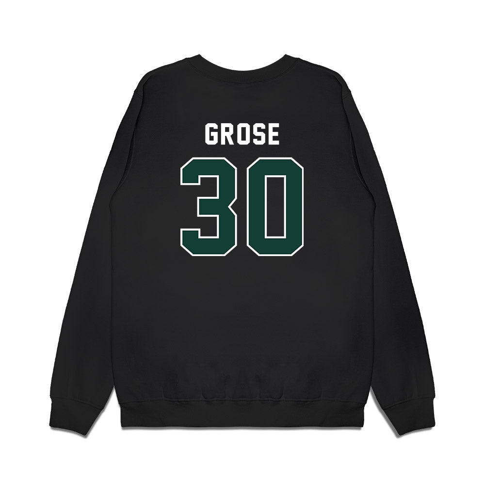 Michigan State - NCAA Football : Aveon Grose - Vintage Helmet Premium Crewneck Sweatshirt-1