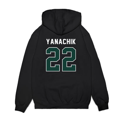 Michigan State - NCAA Football : Jack Yanachik - Vintage Helmet Premium Hooded Sweatshirt-1