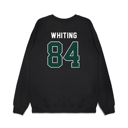 Michigan State - NCAA Football : Eddie Whiting - Vintage Helmet Premium Crewneck Sweatshirt-1