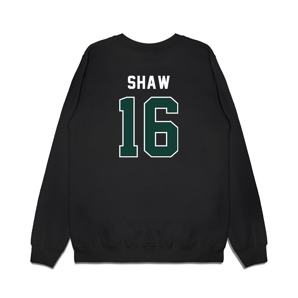 Michigan State - NCAA Football : Adam Shaw - Vintage Helmet Premium Crewneck Sweatshirt-1