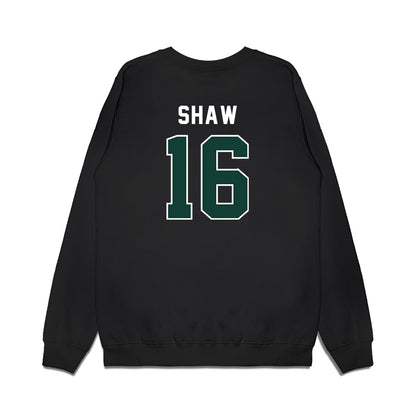 Michigan State - NCAA Football : Adam Shaw - Vintage Helmet Premium Crewneck Sweatshirt-1