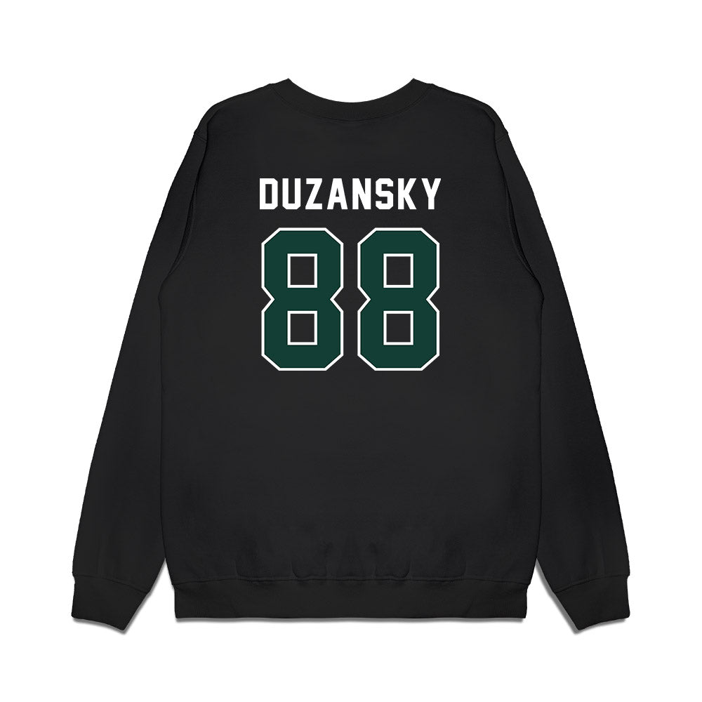 Michigan State - NCAA Football : Nick Duzansky - Vintage Helmet Premium Crewneck Sweatshirt-1