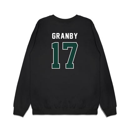 Michigan State - NCAA Football : Jonathan Granby - Vintage Helmet Premium Crewneck Sweatshirt-1