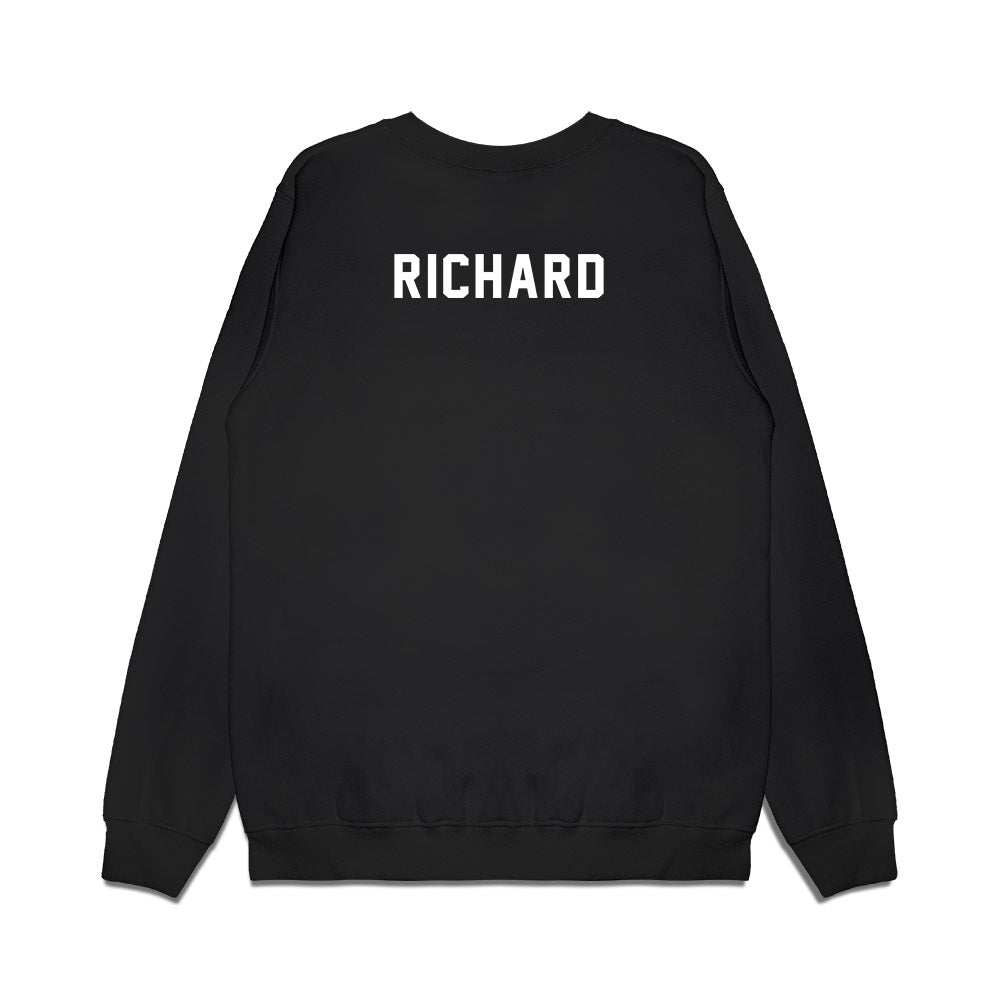Michigan State - NCAA Football : Michael Richard - Vintage Helmet Premium Crewneck Sweatshirt-1