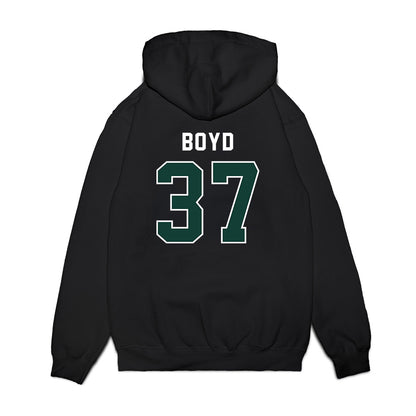 Michigan State - NCAA Football : Liam Boyd - Vintage Helmet Premium Hooded Sweatshirt-1