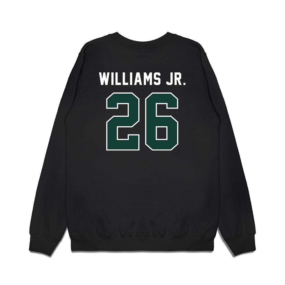 Michigan State - NCAA Football : Cedric Williams Jr. - Vintage Helmet Premium Crewneck Sweatshirt-1
