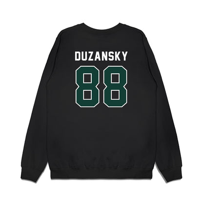 Michigan State - NCAA Football : Nick Duzansky - Vintage Helmet Premium Crewneck Sweatshirt-1