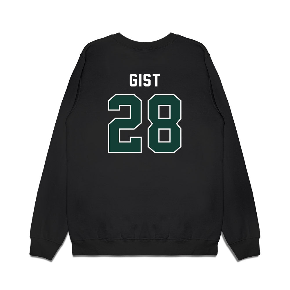 Michigan State - NCAA Football : Zion Gist - Vintage Helmet Premium Crewneck Sweatshirt-1