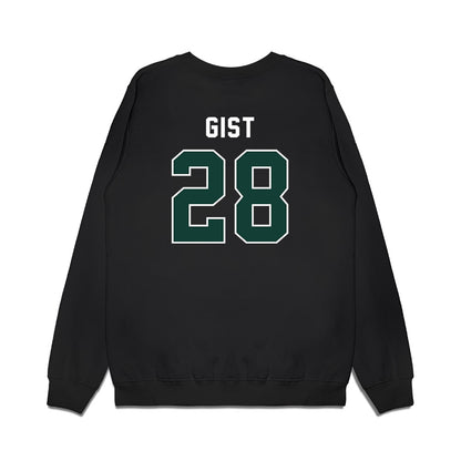 Michigan State - NCAA Football : Zion Gist - Vintage Helmet Premium Crewneck Sweatshirt-1