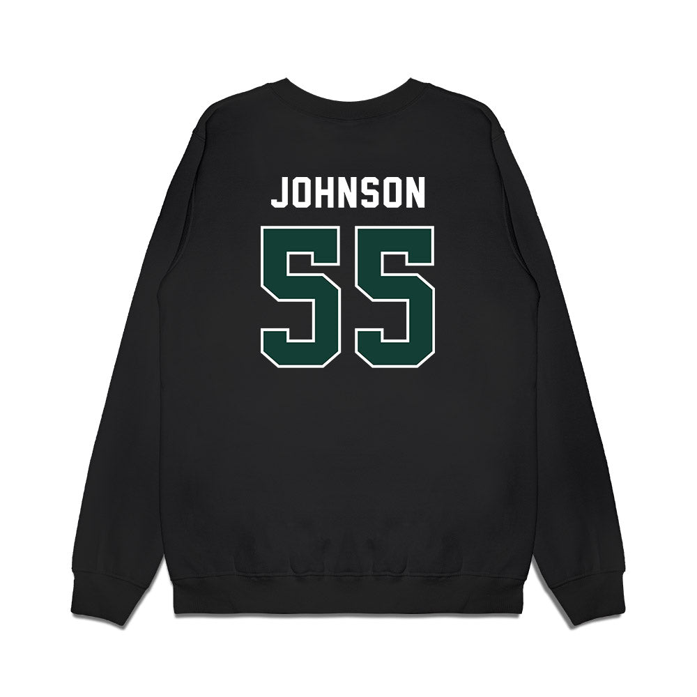 Michigan State - NCAA Football : Rakeem Johnson - Vintage Helmet Premium Crewneck Sweatshirt-1