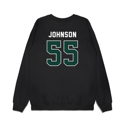 Michigan State - NCAA Football : Rakeem Johnson - Vintage Helmet Premium Crewneck Sweatshirt-1