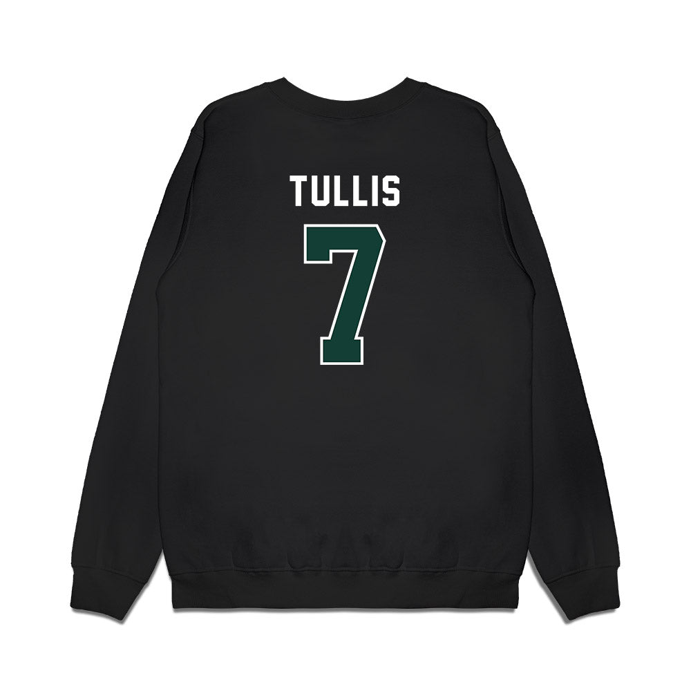 Michigan State - NCAA Football : Brandon Tullis - Vintage Helmet Premium Crewneck Sweatshirt-1