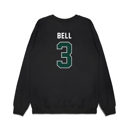 Michigan State - NCAA Football : Tre Bell - Vintage Helmet Premium Crewneck Sweatshirt-1