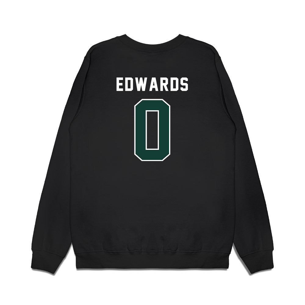 Michigan State - NCAA Football : Cam Edwards - Vintage Helmet Premium Crewneck Sweatshirt-1