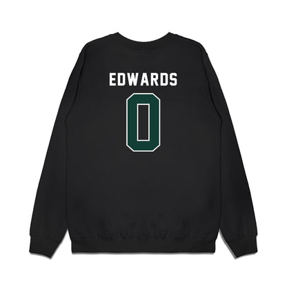 Michigan State - NCAA Football : Cam Edwards - Vintage Helmet Premium Crewneck Sweatshirt-1