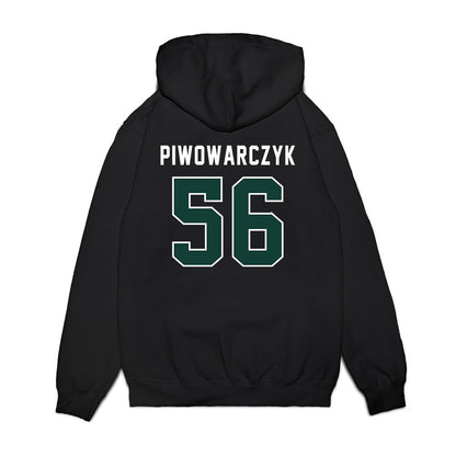 Michigan State - NCAA Football : Chris Piwowarczyk - Vintage Helmet Premium Hooded Sweatshirt-1