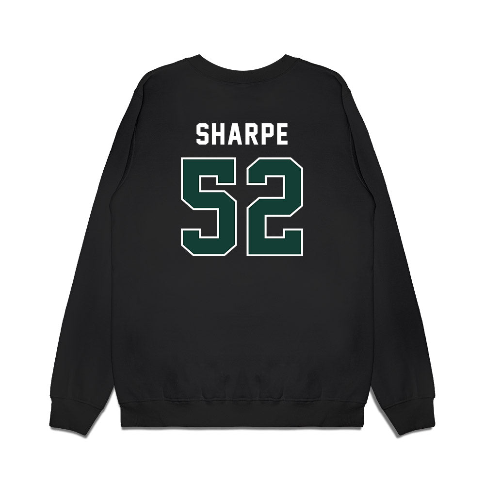 Michigan State - NCAA Football : Nickolus Sharpe - Vintage Helmet Premium Crewneck Sweatshirt-1