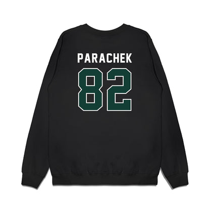 Michigan State - NCAA Football : Brennan Parachek - Vintage Helmet Premium Crewneck Sweatshirt-1