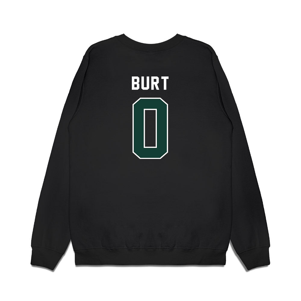 Michigan State - NCAA Football : Nijhay Burt - Vintage Helmet Premium Crewneck Sweatshirt-1