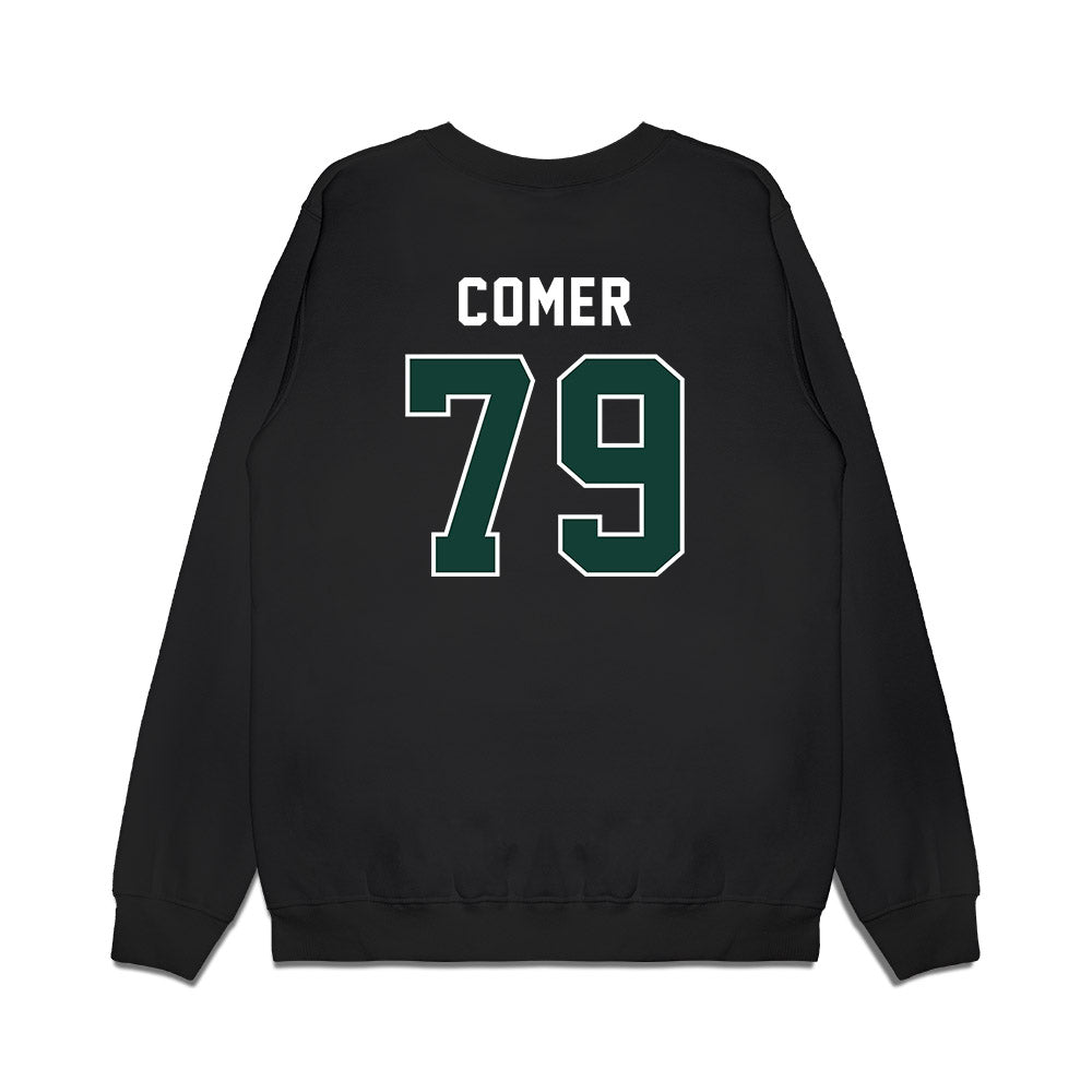 Michigan State - NCAA Football : Tristan Comer - Vintage Helmet Premium Crewneck Sweatshirt-1