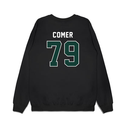 Michigan State - NCAA Football : Tristan Comer - Vintage Helmet Premium Crewneck Sweatshirt-1
