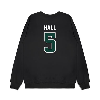 Michigan State - NCAA Football : Jordan Hall - Vintage Helmet Premium Crewneck Sweatshirt-1