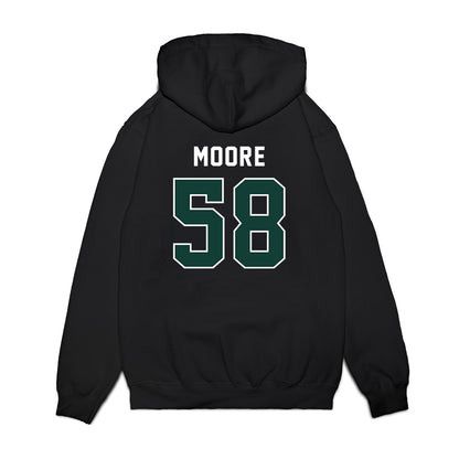Michigan State - NCAA Football : Conner Moore - Vintage Helmet Premium Hooded Sweatshirt-1
