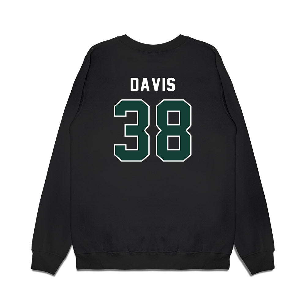 Michigan State - NCAA Football : Dorian Davis - Vintage Helmet Premium Crewneck Sweatshirt-1