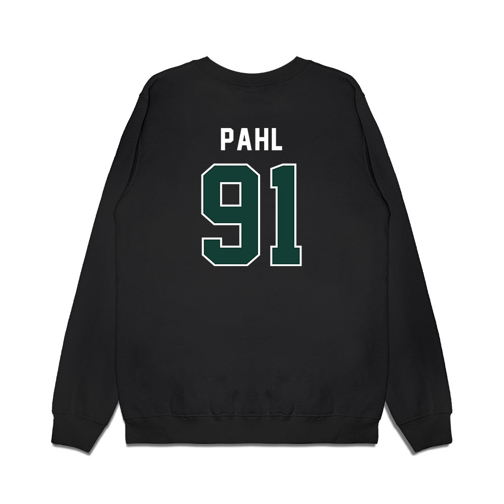 Michigan State - NCAA Football : Jackson Pahl - Vintage Helmet Premium Crewneck Sweatshirt-1